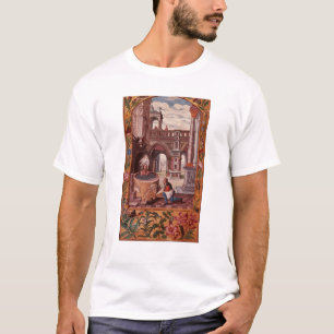 Camiseta Ilustracion alegórico de un alquimista en