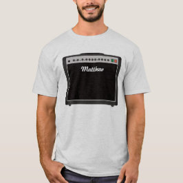 Camiseta Ilustracion amplificador personalizado para músico