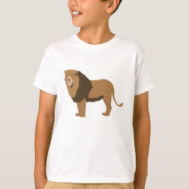 Camiseta Ilustracion animal de león de la jungla