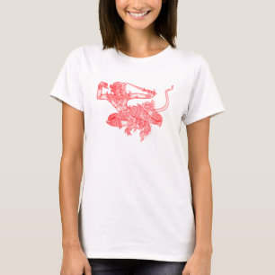 Camiseta Ilustración antigua de libro de Hanuman