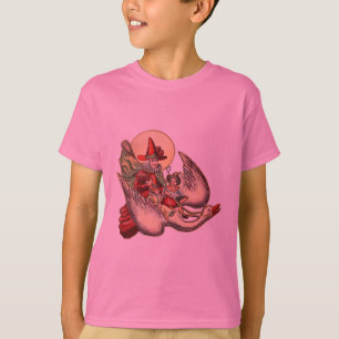 Camiseta Ilustración Antigüa de Mother Goose Niño
