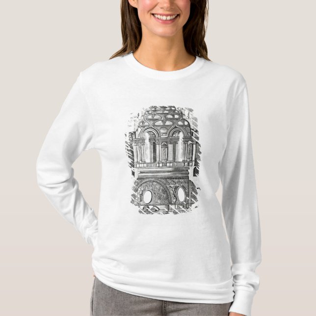 Camiseta Ilustracion arquitectónico (Anverso)