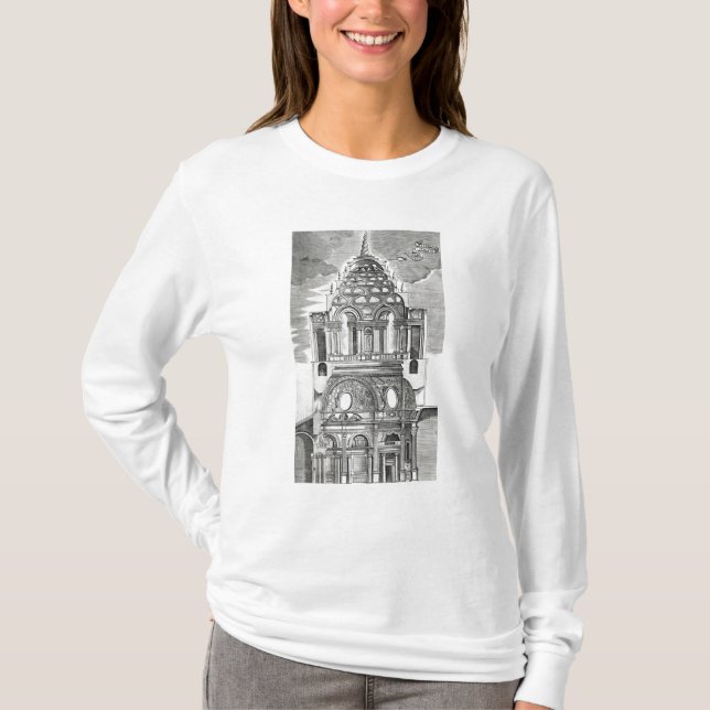 Camiseta Ilustracion arquitectónico (Anverso)