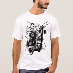 Camiseta Ilustracion artístico artístico estilo urbano.