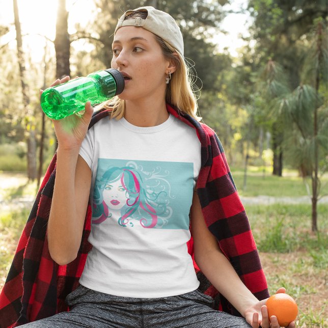 Camiseta Ilustracion artístico femenino (Subido por el creador)