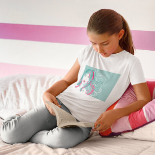 Camiseta Ilustracion artístico femenino