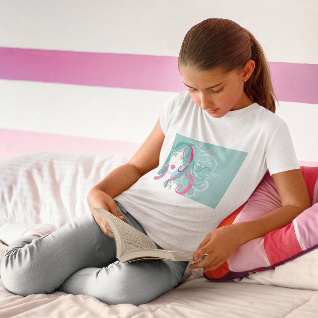 Camiseta Ilustracion artístico femenino (Subido por el creador)