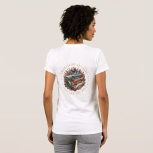 Camiseta Ilustracion artístico vintage del motor BMW