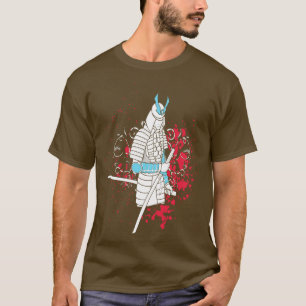 Camiseta Ilustracion asiático de Samurai