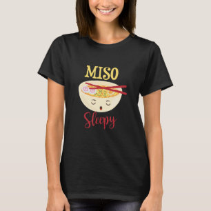 Camiseta ilustracion asiático de sushi dice diseño
