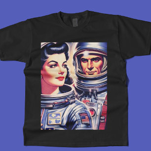 Camiseta Ilustracion Astronauta de época