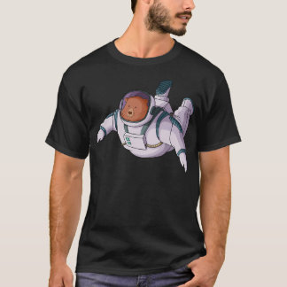 Camiseta Ilustracion Astronauta del Oso Espacial