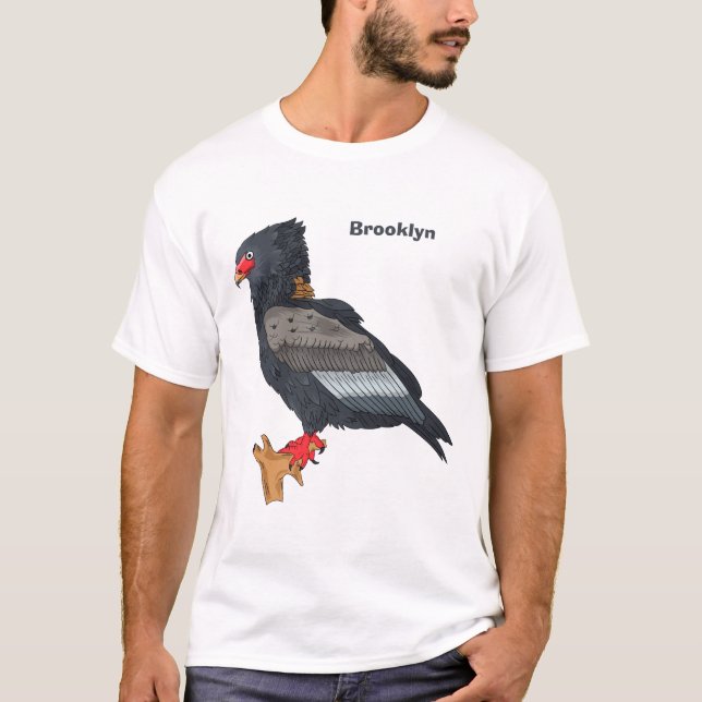 Camiseta Ilustracion Bateleur Eagle (Anverso)