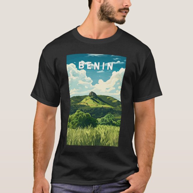 Camiseta Ilustracion Benín Viajes de arte (Anverso)
