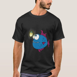 Camiseta Ilustracion Blue Crazy Fish