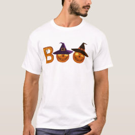 Camiseta Ilustracion Boo de Halloween