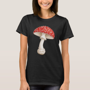 Camiseta Ilustración Botánica de la Setas Amanita Roja