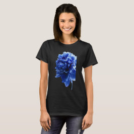 Camiseta Ilustración Botánica Floral Azul | Naturaleza Eleg