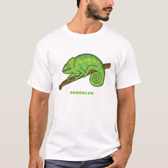 Camiseta Ilustracion Chameleon de Parson (Anverso)