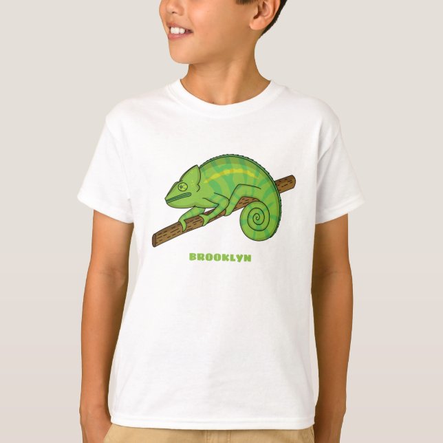 Camiseta Ilustracion Chameleon de Parson (Anverso)