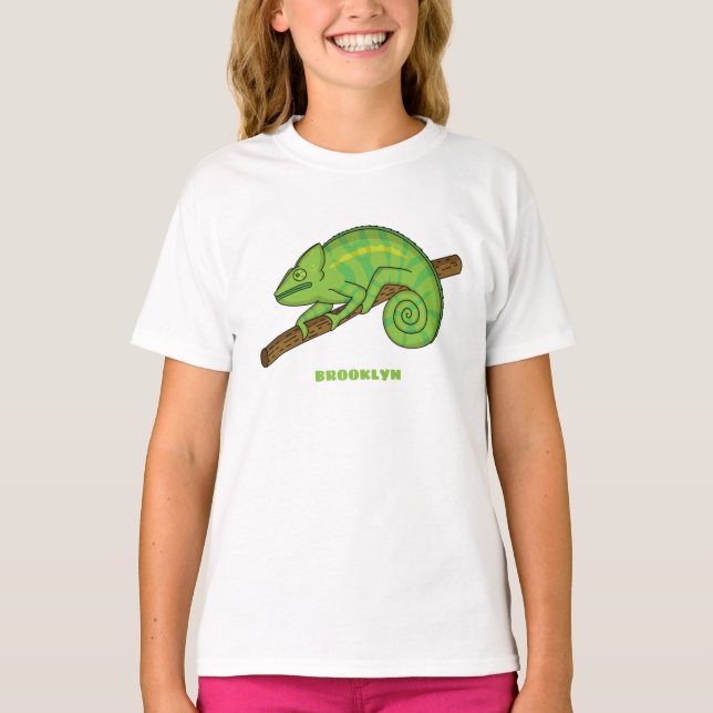 Camiseta Ilustracion Chameleon de Parson (Anverso)