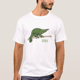 Camiseta Ilustracion chameleon personalizado de Jackson