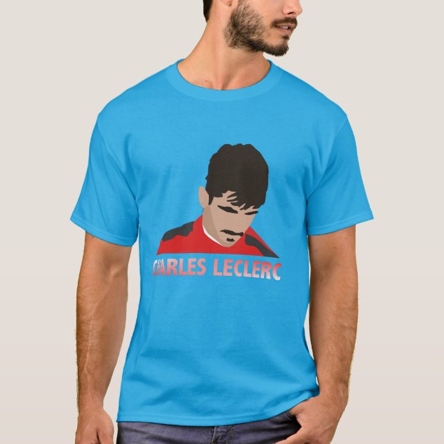 Camiseta Ilustracion Charles Leclerc (Anverso)