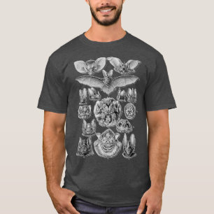 Camiseta Ilustracion Científico de murciélagos Dibujo Biolo
