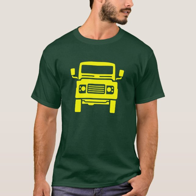 Camiseta Ilustracion clásico de Land Rover (Anverso)