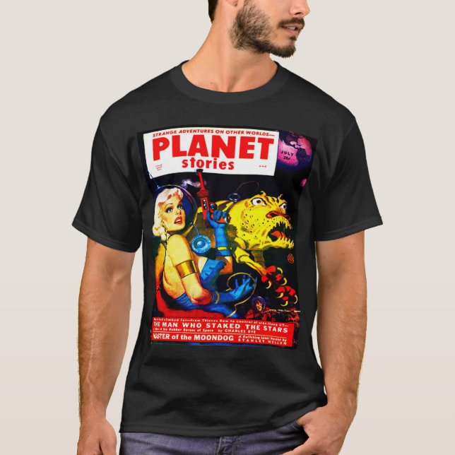 CAMISETA ILUSTRACION CLASSIC 1952 FANTASY SCI FI PULP (Anverso)