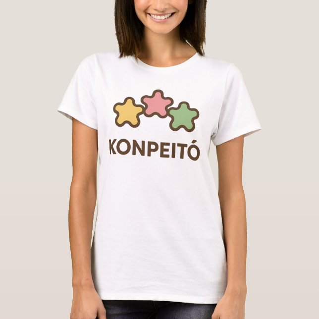 Camiseta Ilustracion colorido de Konpeitō Candy (Anverso)