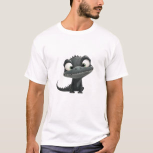 Camiseta Ilustracion cómico adorable de cocodrilos