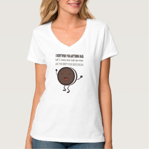 Camiseta Ilustracion con una cita sobre Oreo