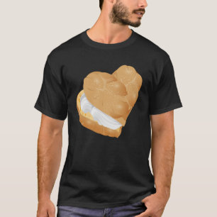 Camiseta Ilustracion Corazón de Barlovento Llenado de Crema
