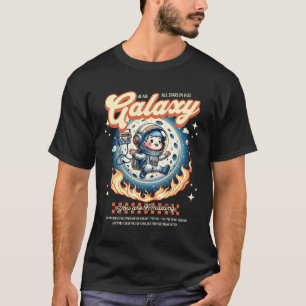 Camiseta Ilustración Cósmica del Espacio Galaxia Monada Art
