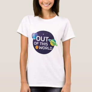 Camiseta Ilustracion cósmico fuera de este espacio ultrater