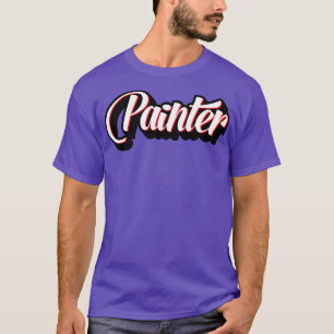 Camiseta Ilustracion cursivo del pintor