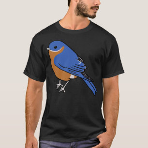 Camiseta Ilustracion Cute Bluebird