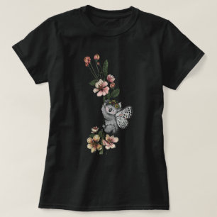 Camiseta Ilustracion Cute Botanical Koala Beary Watercolor