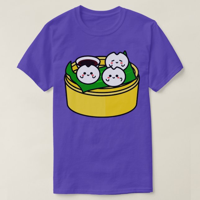Camiseta Ilustracion Cute Dim Sum (Diseño del anverso)