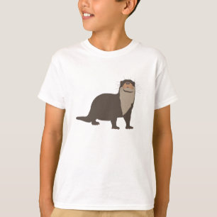 Camiseta Ilustracion Cute Otter