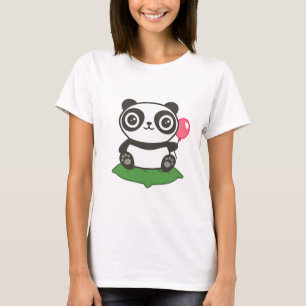Camiseta Ilustracion Cute Panda