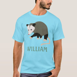 Camiseta Ilustracion Cute Possum personalizado