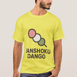Camiseta Ilustracion Cute Sanshoku Dango