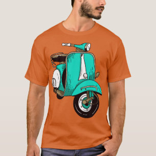 Camiseta Ilustracion Cute Scooter