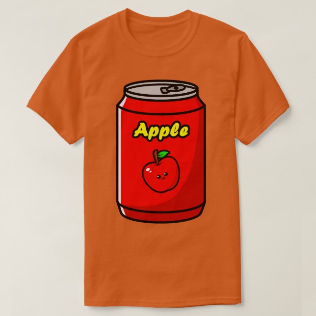 Camiseta Ilustracion Cute Soda Can (Diseño del anverso)