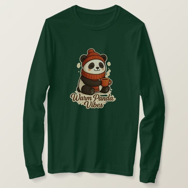 Camiseta Ilustración Cute y Cálida de Invierno (Anverso del diseño)