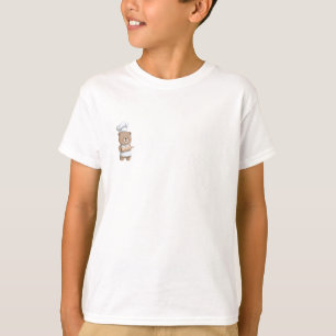 Camiseta Ilustración de adorable oso de peluche chef con ro