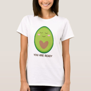 Camiseta Ilustracion de aguacate motivacional