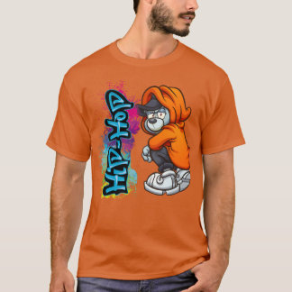 Camiseta ilustración de amantes de la música HiphopHiphop r